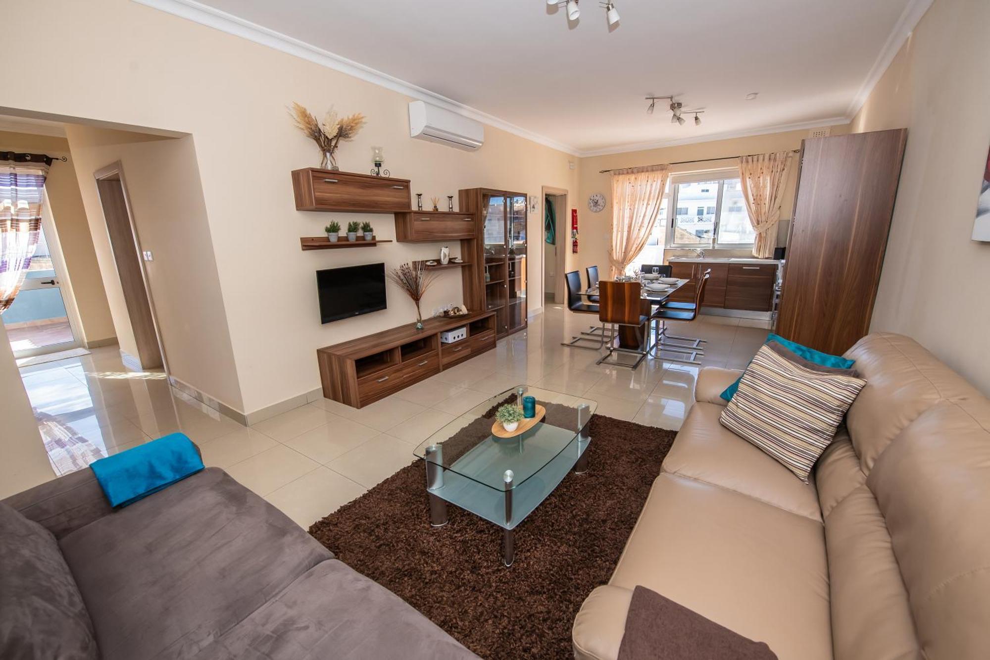 Апартаменты Francis Flats Modern Penthouse Меллиеха Экстерьер фото